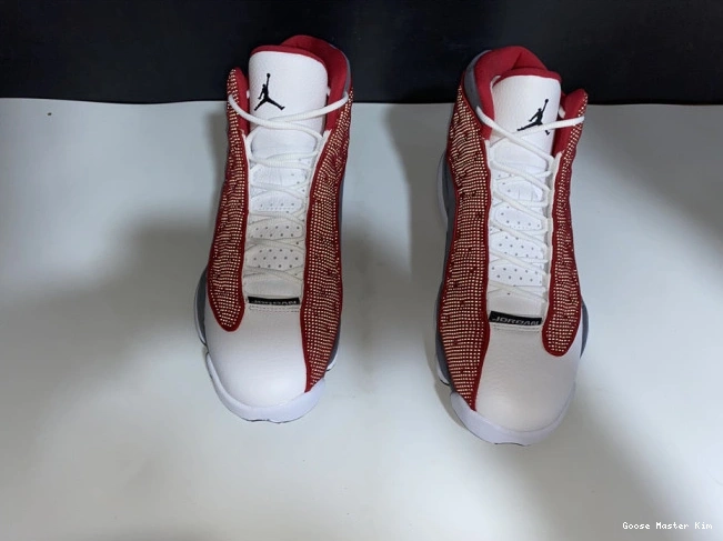 Grey Jordan Retro Air Gym Red 414571-600 13 Flint 0607